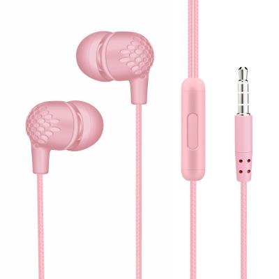 China Perfect Sound Cheap Colorful In-Ear Mobile Music Professional Disposable Wired Headphones for sale