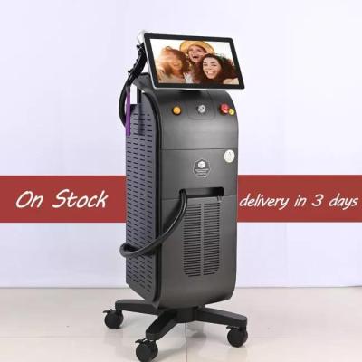 China Hair removal; Skin Rejuvenation 1600W 808nm Diode Laser ICE Triple Wavelength 755nm 808nm 1064nm Titanium Diode Laser Hair Removal Machine Price for sale