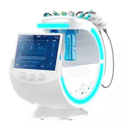 China Wrinkle Removal 2023 New 7 In 1 Aqua Peel Hydro Smart Facial Hydra Facial Dermabrasion Ice Blue H2O2 2nd Generation Facial Machine for sale