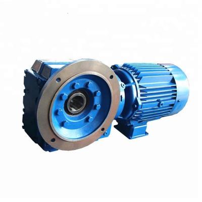 China Factory KAF Series Helical Bevel Gear Gear Reductor With Motor Motor for sale