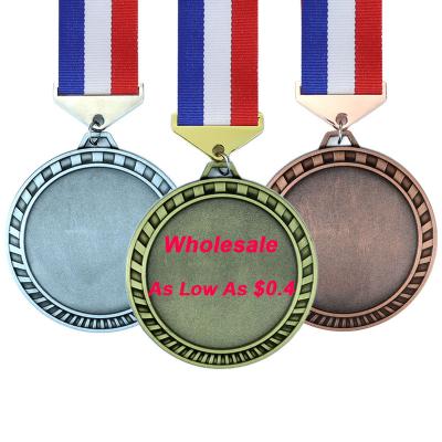 China Europe and America LY Insert Blank Medals Custom Metal Souvenirs Awards Pack Sports Medals for sale