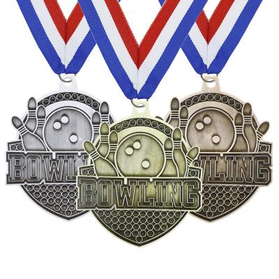 China Wholesale Europe and America Zinc Alloy Metal Medallas Sports Rolling Medals LY for sale