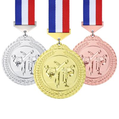 China Europe And America LY Cheap Souvenirs Pack Unique Sports Taekwondo Kickboxing Medal for sale