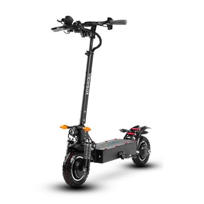 China US 100KM Off Road Electric Scooter 2400W Double Motor 10Inch E Electric Foldable Tire Powerful Unisex Scooters 68km/h Fat Running for sale