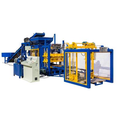 China Building Material Shops QT4-16 Fully Automatic Concrete Fly Ash Hollow Porous Blocks Brick Machine for sale