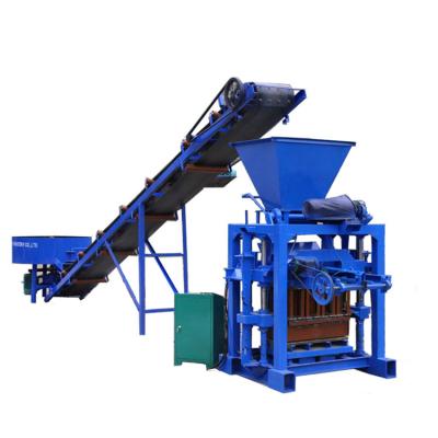 China Lowest Price Concrete Block Machine Manual Building Material Stores QT4-35 Manual Brick Making Machine for sale