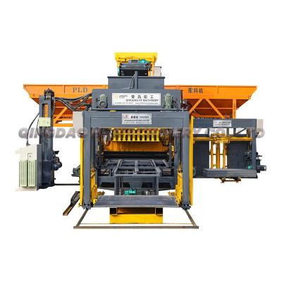 China Building Material Shops QT12-15 Paver Block Machine Full Automatic Cement Brick Making Machine for sale