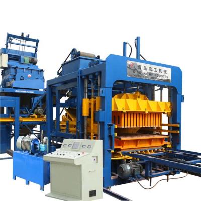 China Building Material Shops QT10-15 High Capacity Automatic Block Making Machine Paver Block Making Machine for sale