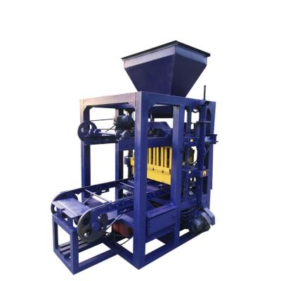 China Building Material Shops QT4-26 Semi Automatic Block Making Machine Fly Ash Bricks Machine Price for sale