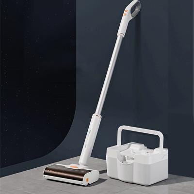 China 2021 Wholesale Best Design Floor Cleaning Equipment Large Capacity Wet Dry Electric Cordless Vacuum Cleaner And Scrubber With Bucket for sale