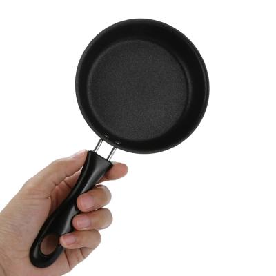 China Sustainable Kitchen Cookware 12cm Handmade Stainless Steel Pan Nonstick for sale