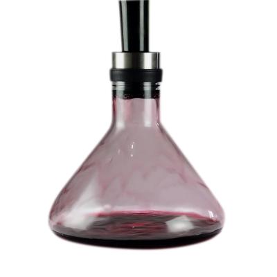 China CREATIVE Hot Selling Cheap Nordic Gift Set Unique Single Glass Exhale Decanter for sale