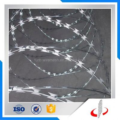 China Barbed Fence Stainless Steel Razor Tape Price for sale