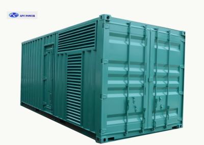 China 1000kVA Containerized stillen (Genset/elektrischer Generator) Dieselgenerator industrielles Genset mit Selbsttanksäule zu verkaufen