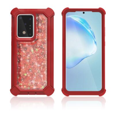 China Luxury Comfortable Glitter Liquid Quicksand Phone Case For iPhone 12 6.1 6.5 6.7 Pro Max Shockproof TPU PC Case for sale