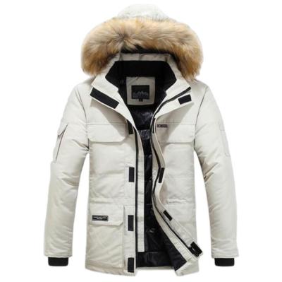 China Cotton+polyester Winter Jackets Men Cotton+Polyester Multi-pocket Hooded Thick Warm Parkas Casual Fashion Warm Coats Plus Size 5XL 6XL Overcoat for sale