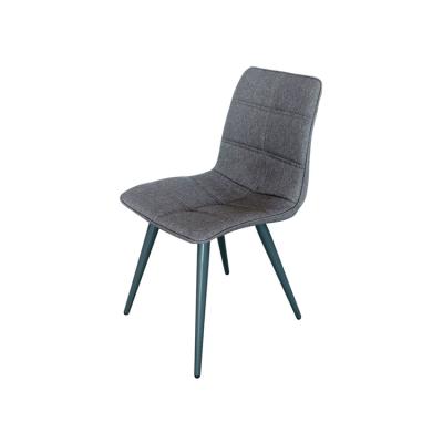 China Other Polyester Fabric Upholstered New Design Metal Legs Upscale Dining Dining Chair for sale