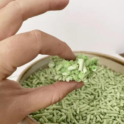 China Viable Wholesale Cat Sand 6L Biodegradable Clay Tofu OEM Lavender Green Tea Fragrance Beans Pet Citrus Clumping Flushable Cat Litter for sale