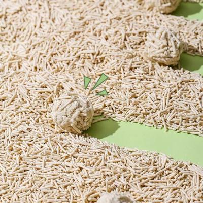 China Free Sample 100% OEM Sustainable Dust Free Natural Premium Tofu Cat Litter Sand Clumping Flushable Bulk 6L Cat Litter Tofu for sale