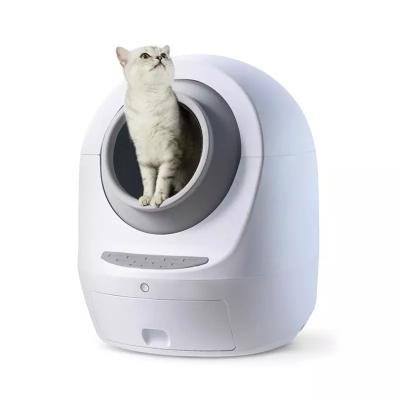 China Large Sustainable Luxury Smart Cat Toilet Self Cleaning Automatic Cat Litter Box for sale