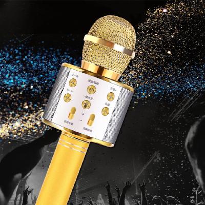 China 2022 Handheld Microphone Headset Microphone Professional Wireless Portable New Factory Wholesale New Product For USB For Karaoke Microphone Speaker for sale