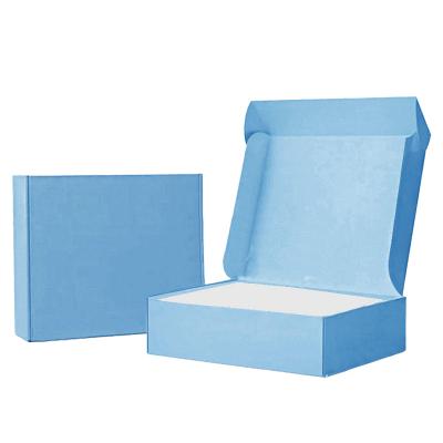 China Recyclable Folding Corrugated Box Tea Packaging Box Cosmetic Color Box Customized for sale