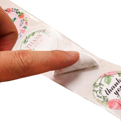 China Waterproof Self-adhesive Custom Label Color Self Adhesive PVC Coated Reel Clear Coated Paper Self Adhesive Label for sale