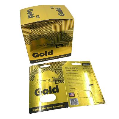 China Recycled Materials Wholesale Rhino 14k Gold Rhino Pills Sex Male Sexual Enhancement Pills Bottle Paper Card Display Box Packaging Without Pills for sale