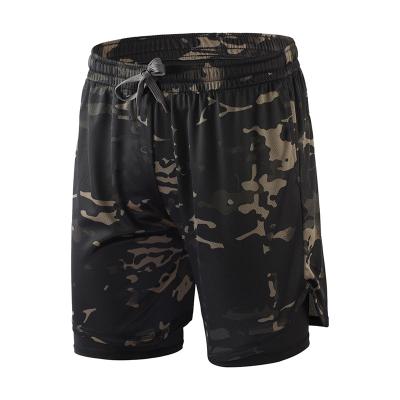 China Camouflage Anti-Static Top Exercise Shorts Bodybuilding Ventilation Outdoor Activities Tactical Shorts for sale