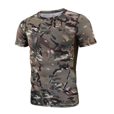 China Spring And Summer Breathable Short Sleeve Outdoor Camping Quick Drying Short Sleeve for sale