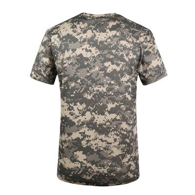 China Combat Breathable Round Neck Multiple Colors Camouflage Absorption Sweat Quick Dry T-Shirt for sale