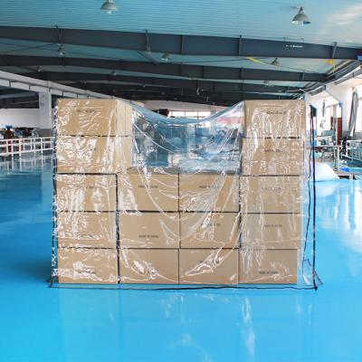 China Clear Waterproof Clear Visible Hotel Luggage Car Cover PVC Tarpaulin Transparent Luggage Car Cover Waterproof Water Resistant for sale