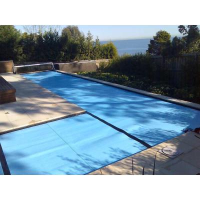 China Safety Customized Size PVC Swimming Pool Cover Waterproof PVC Tarpaulin Swimming Pool Dustproof Cover for sale