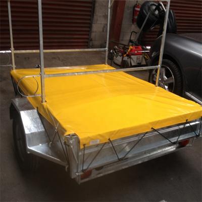 China PVC Heavy Duty Trailer Cover Trailer Flat Car Cover for sale