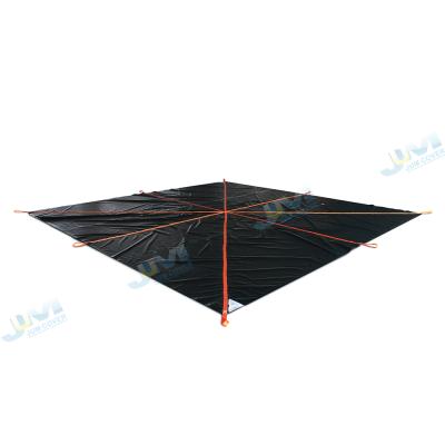 China Double Faced Snow Lifting Tarp For Buildingsite Removal Tarps PVC Snow Lifting Tarp for sale