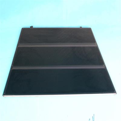 China UV Resistant PVC Leather + 6063 Aluminum Alloy + Reinforced Nylon Wholesale Latest Good Quality Locking Hard Tri Ply Up Tonneau Cover Truck Toppers for sale