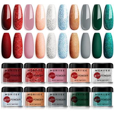 China healthy ingredient & easy to apply hot sale Nail Art Pigment Unicorn Laser Effect glitter dipping acrylic powder for sale