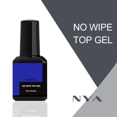 China Odorless Stylish Gel Nail Polish Glow Design Color Top Coat for sale