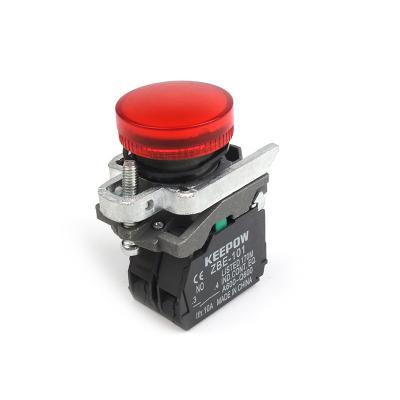 China XB4-BW3462 luminous type by 22mm push button switch spring return push button switches XB4-BW3462 for sale