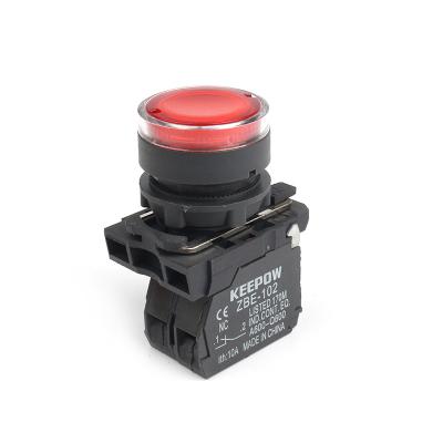 China Metal waterproof industrial round flush push button XB5-AW3462 with LED XB5-AW3462 for sale