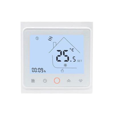 中国 Water Heating Wifi Touch Screen Thermostat Remote Control Programmable 販売のため