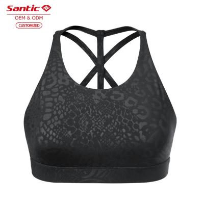 China Women Sports Bra Workout Yoga Bra Gym Wear Fitness Strappy Customized Breathable Underwear for sale