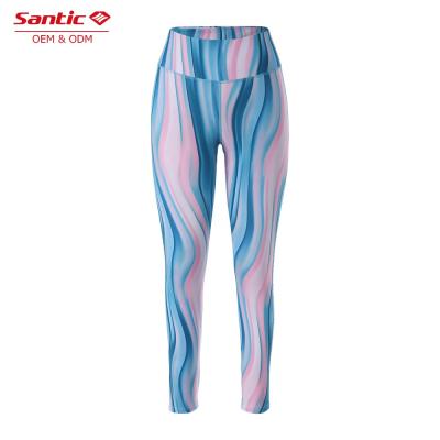 China Custom Recycled Substainable Santic Breathable Women Sublimation Compression Gaiters Eco Friendly for sale