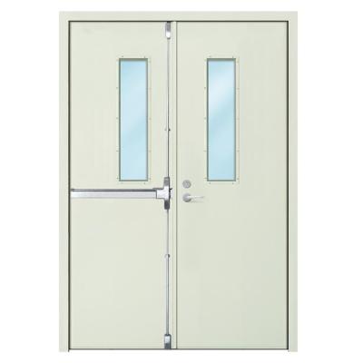 China The wholesale price of the HS-FD012 fire protection of 30/45/60/90/180 minutes emergency exit the fireproof metal steel door for sale