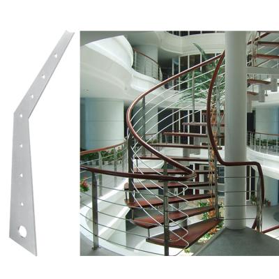 China Modern Classic Deck Railings Balcony Design Stair Railings Railings Stainless Steel Indoor Balusters for sale