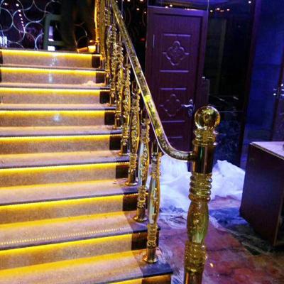 China Modern Not Easy To Break Indoor Home Acrylic Rod Hotel Cast Acrylic Stair Pillar for sale