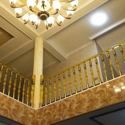 China Modern Acrylic Home Balcony Railings Designs Hotel Glass Stair Balusters for sale