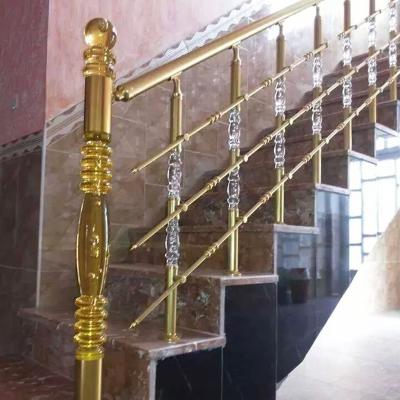 China Modern Indoor Staircase Grill Home Staircase Steps Home Stair Railing Acrylic Design for sale