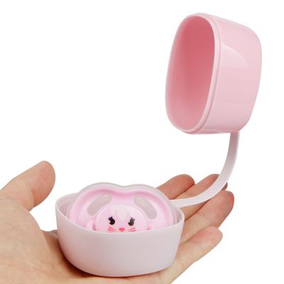 China 2021 New Design BPA Baby Teether Nipple Case Portable Pacifier Box Shield Free High Quality Plastic Case For Wholesale for sale