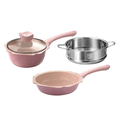 China BPA Free 4 Pcs Natural Soapstone Feature Physically Non-Stick Baby Aid Food Cooking Machine Wholesale for sale